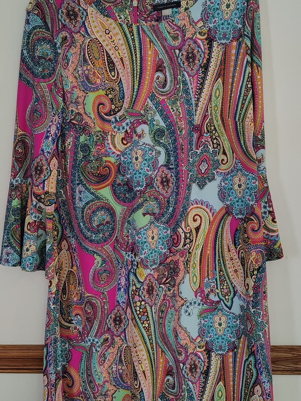 Tommy Hilfiger Size 14 Paisley Print Dress